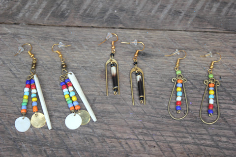 Bronze Earrings, Uganda