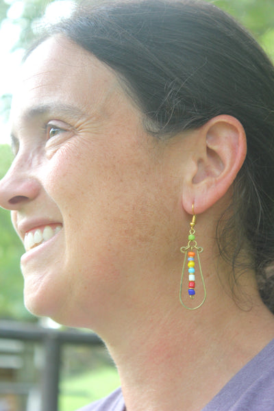 Bronze Earrings, Uganda