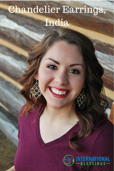 Chandelier Earrings, India