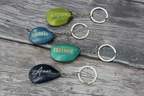 Seeds of Wisdom Keychains, Ecuador