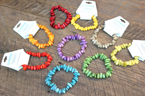 Tagua Rock Bracelets, Ecuador
