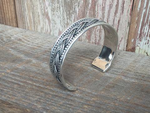Silver Braided Cuff, India