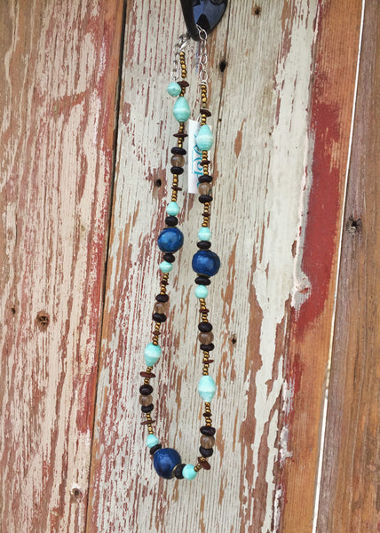 Mixed Media Necklace, Uganda