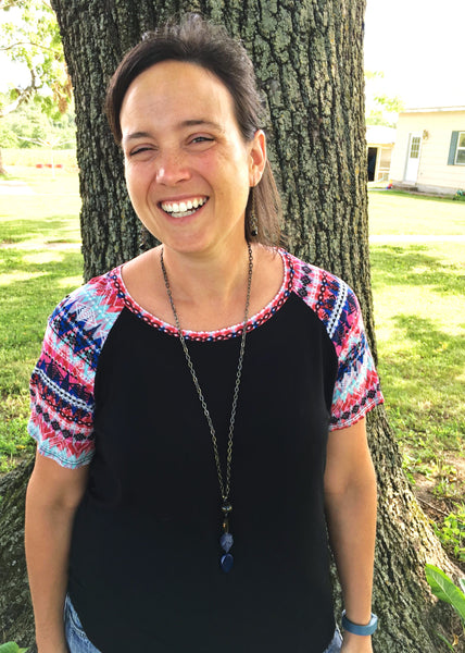 Long Jade Stone Necklace, Asia