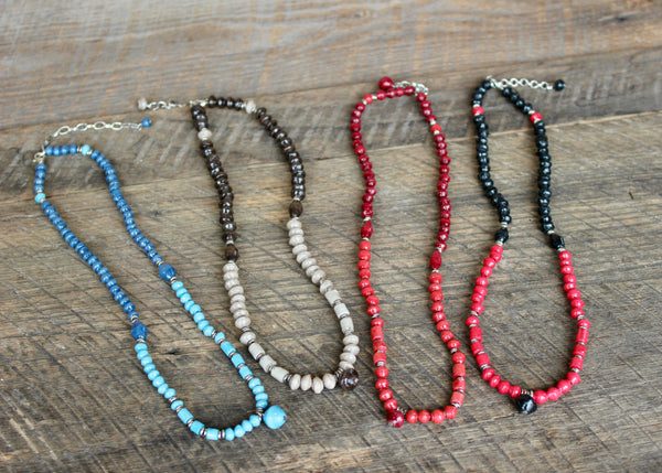 Kusitawi Paper Bead Necklaces, Uganda