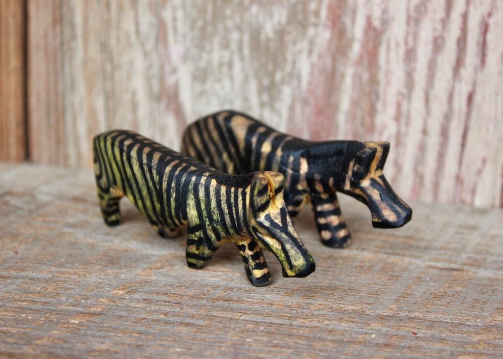 Hand Carved Miniature Safari Animals, Kenya