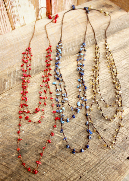 Long Rock Candy Necklaces, Thailand