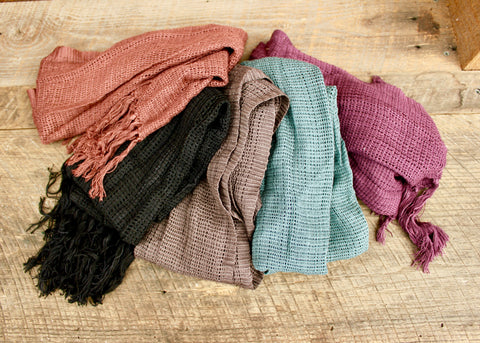 Karen Cotton Lace Scarf, Thailand