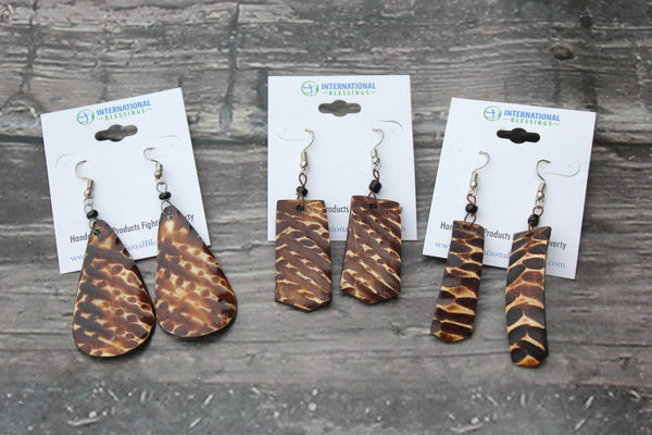 Horn Earrings, Tanzania