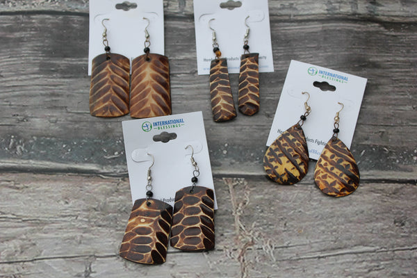 Horn Earrings, Tanzania