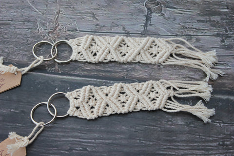 Diamond Macrame Keychain, Thailand