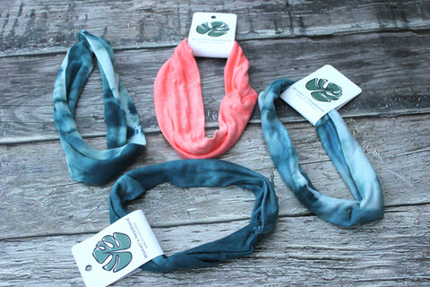 Shibori Stretch Headband, Haiti