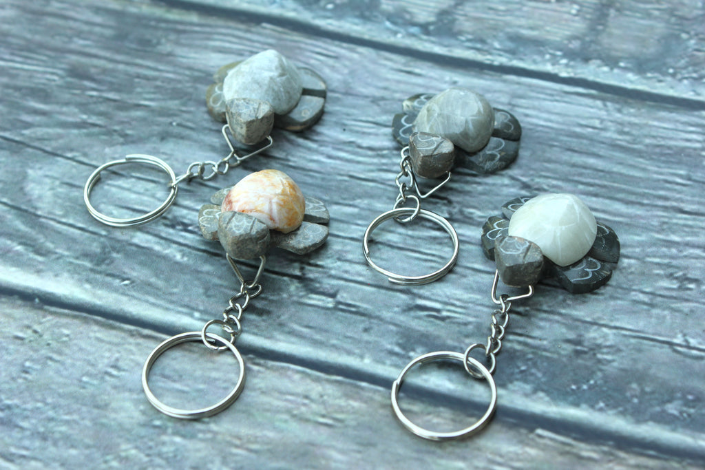 Marbled Turtle Keychain, Ecuador