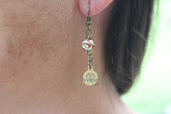 Urban Art Earrings, Haiti