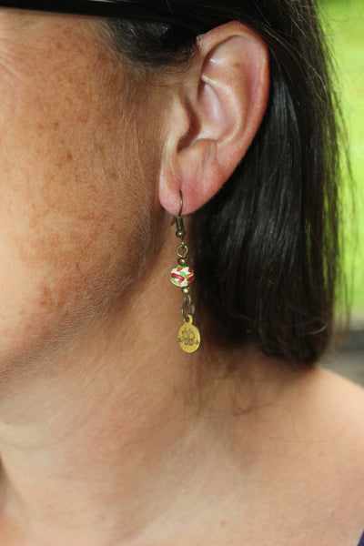 Urban Art Earrings, Haiti