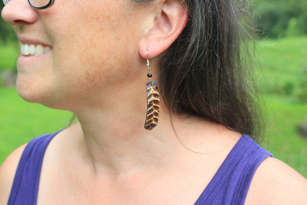Horn Earrings, Tanzania