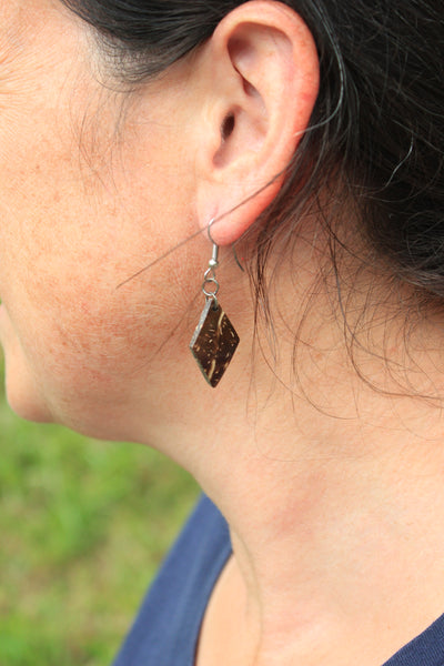 Coconut Earrings, Ecuador