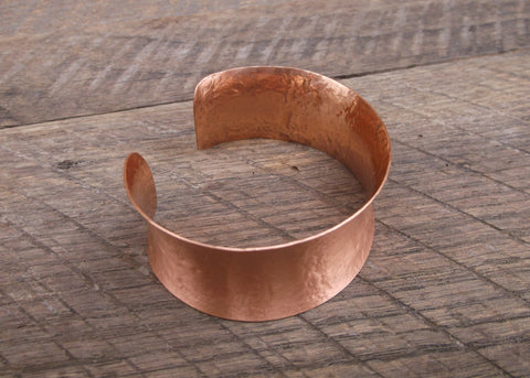 Hammered Copper Cuff, India