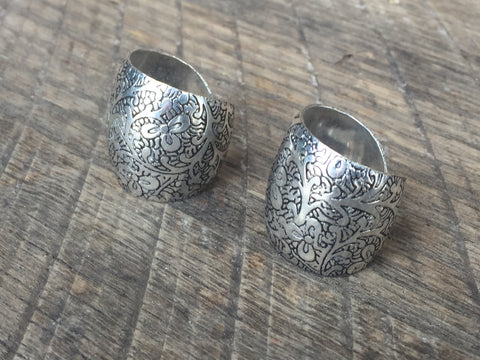 Metal Impressions Ring, India
