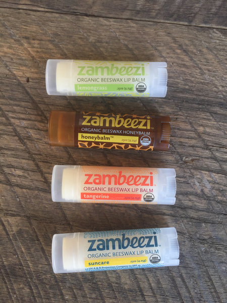 Organic Beeswax Lip Balm, Zambia