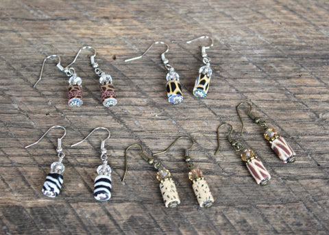 Safari Earrings, Eswatini