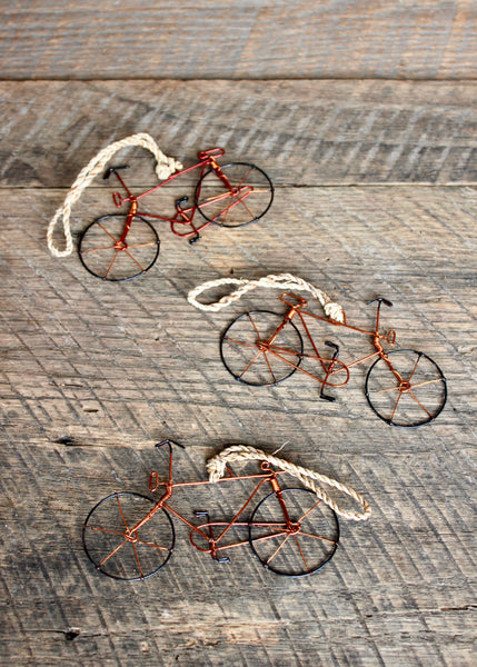 Wire Bicycle Ornament, Kenya