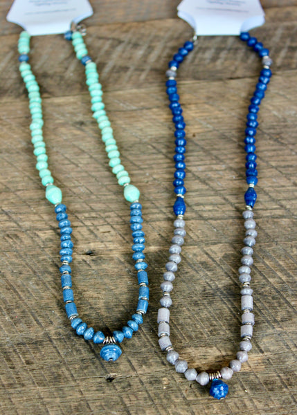 Kusitawi Paper Bead Necklaces, Uganda