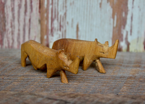 Hand Carved Miniature Safari Animals, Kenya