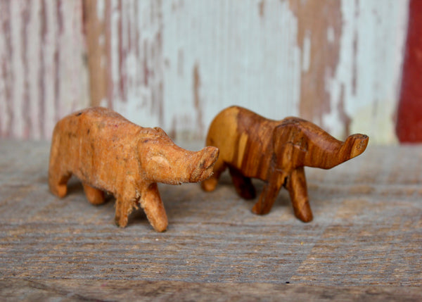 Hand Carved Miniature Safari Animals, Kenya