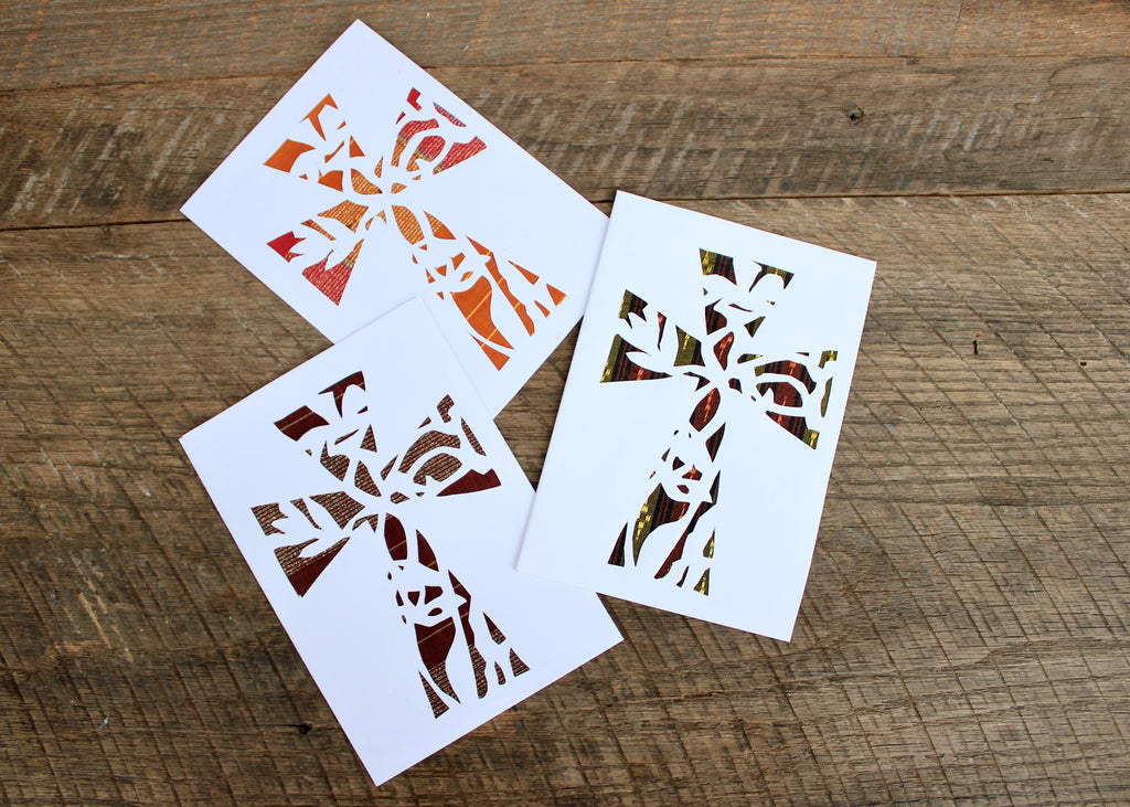 Handmade Cross Greeting Cards, Thailand